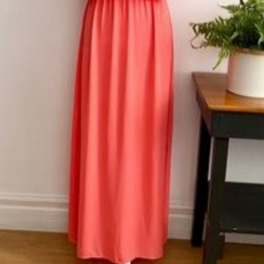 Brand New Mossimo Target Coral Pink Maxi Skirt